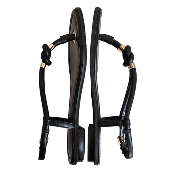 Michael Kors Holly Rope Leather Sandals Flip Flops NIB - Picture 7 of 14